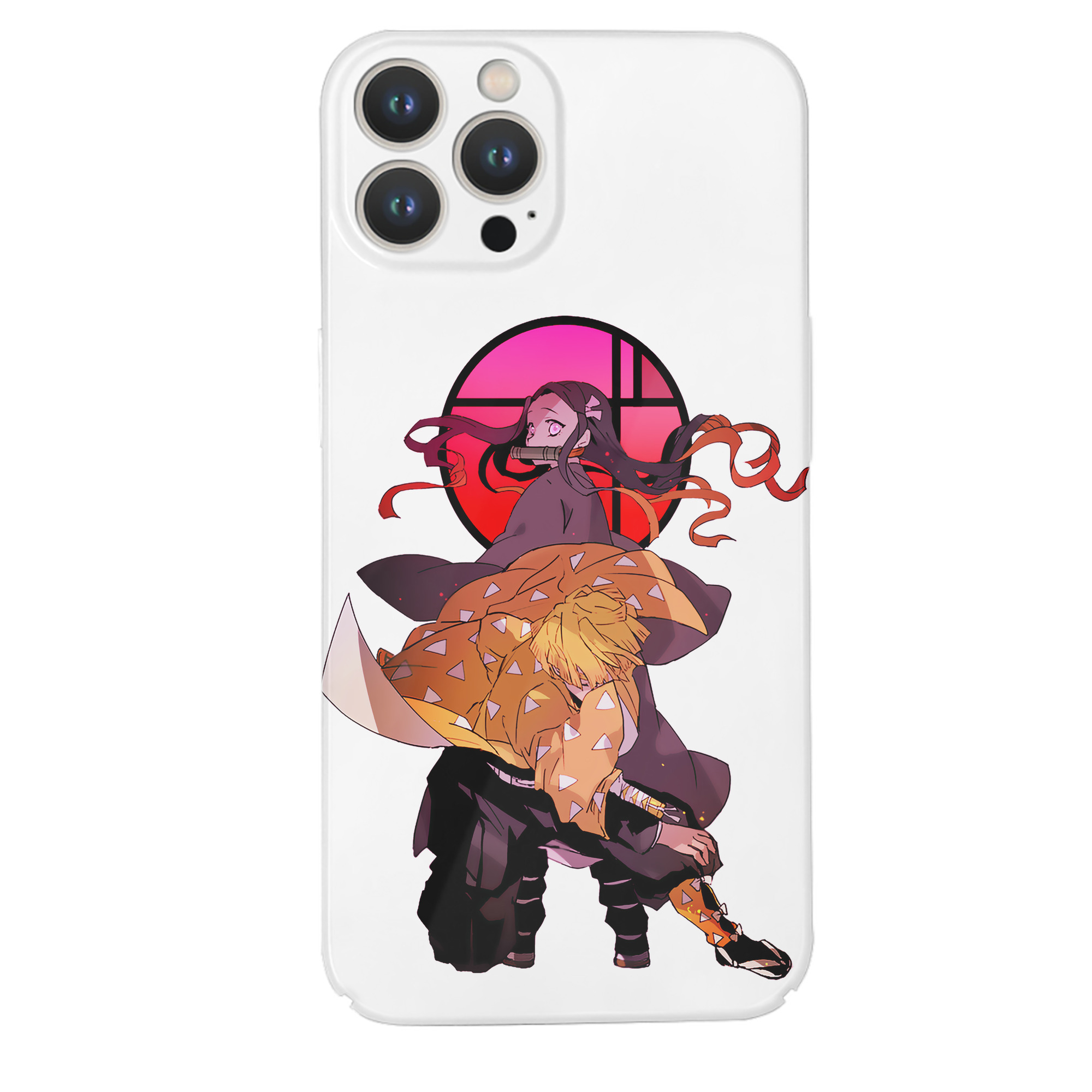 （画像用） 鬼滅の刃（きめつのやいば）我妻 善逸／あがつま ぜんいつ Agatsuma Zenitsu 【iPhone 14シリーズ対応】ハードケース